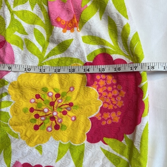 LILLY PULITZER DRESS VANESSA FLORAL PRINTED JACQUARD SIZE 2 STRAPLESS DRESS - Picture 8 of 10